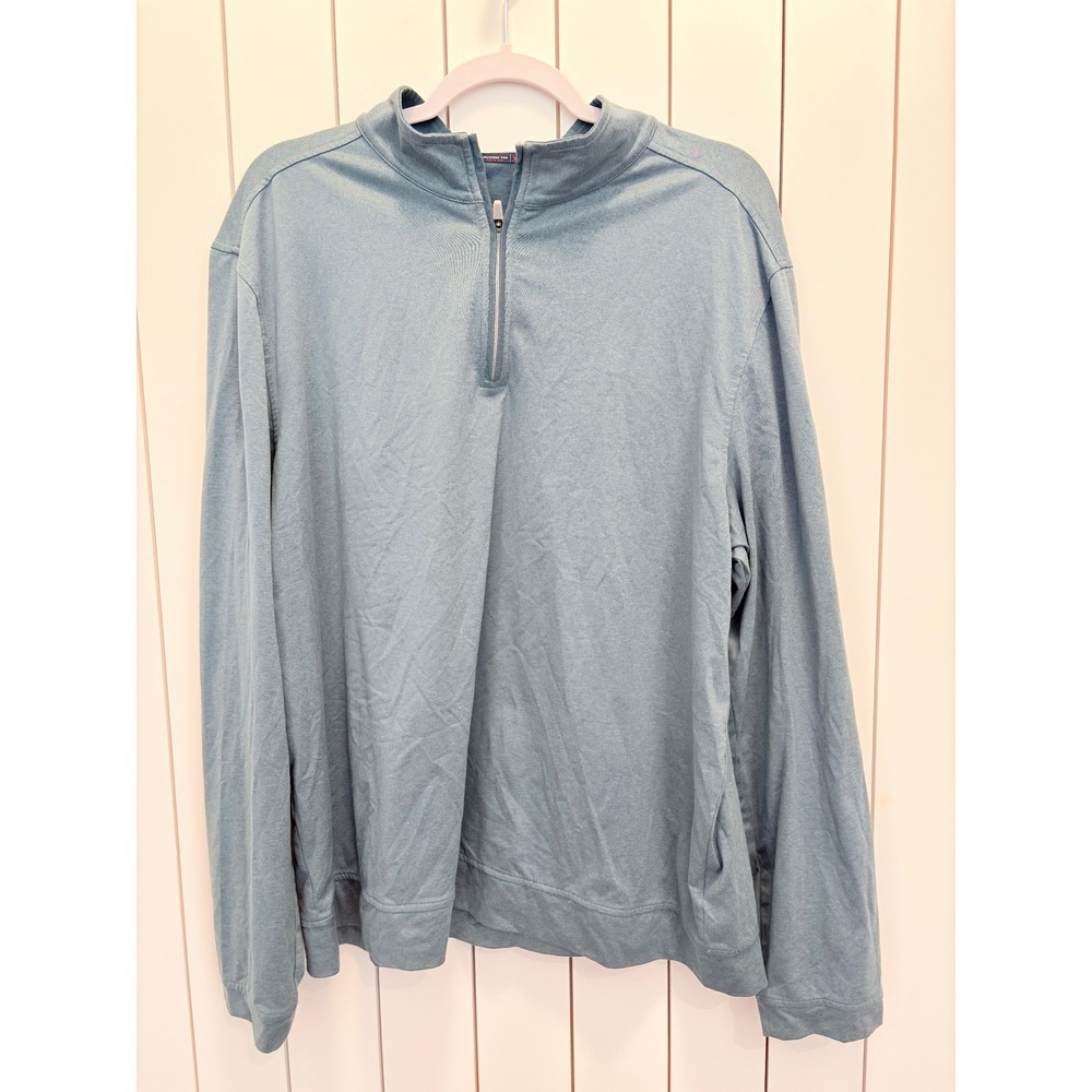 Southern Tide Gorpcore 1/4 Zip Pullover Men XL Blue Westin Hilton Head Preppy